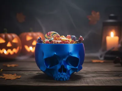 Skull Head Bowl
