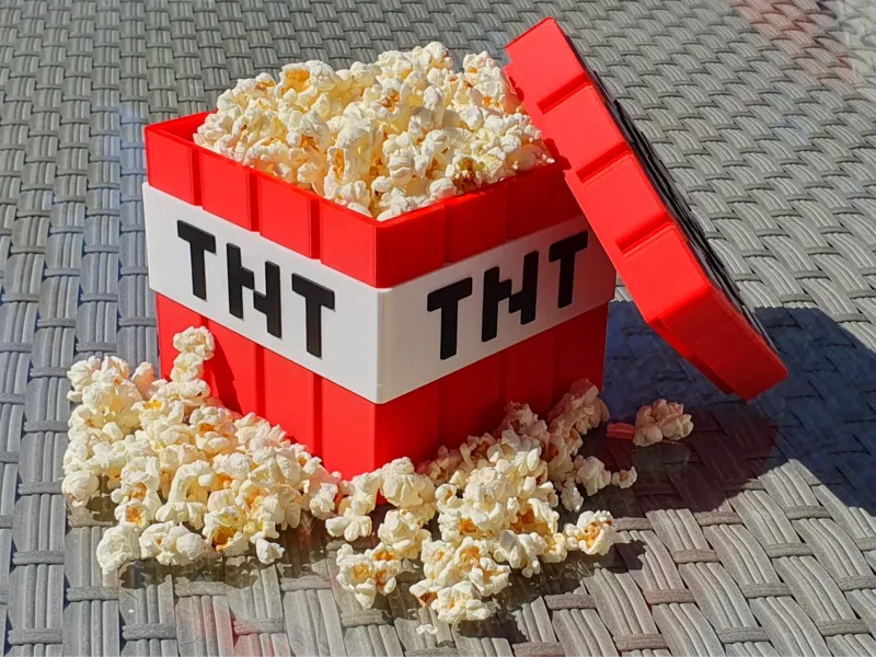 Minecraft Ultimate Popcorn TNT Block Box - No AMS