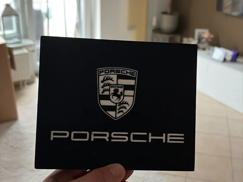 Porsche Leuchtkasten  Lampe