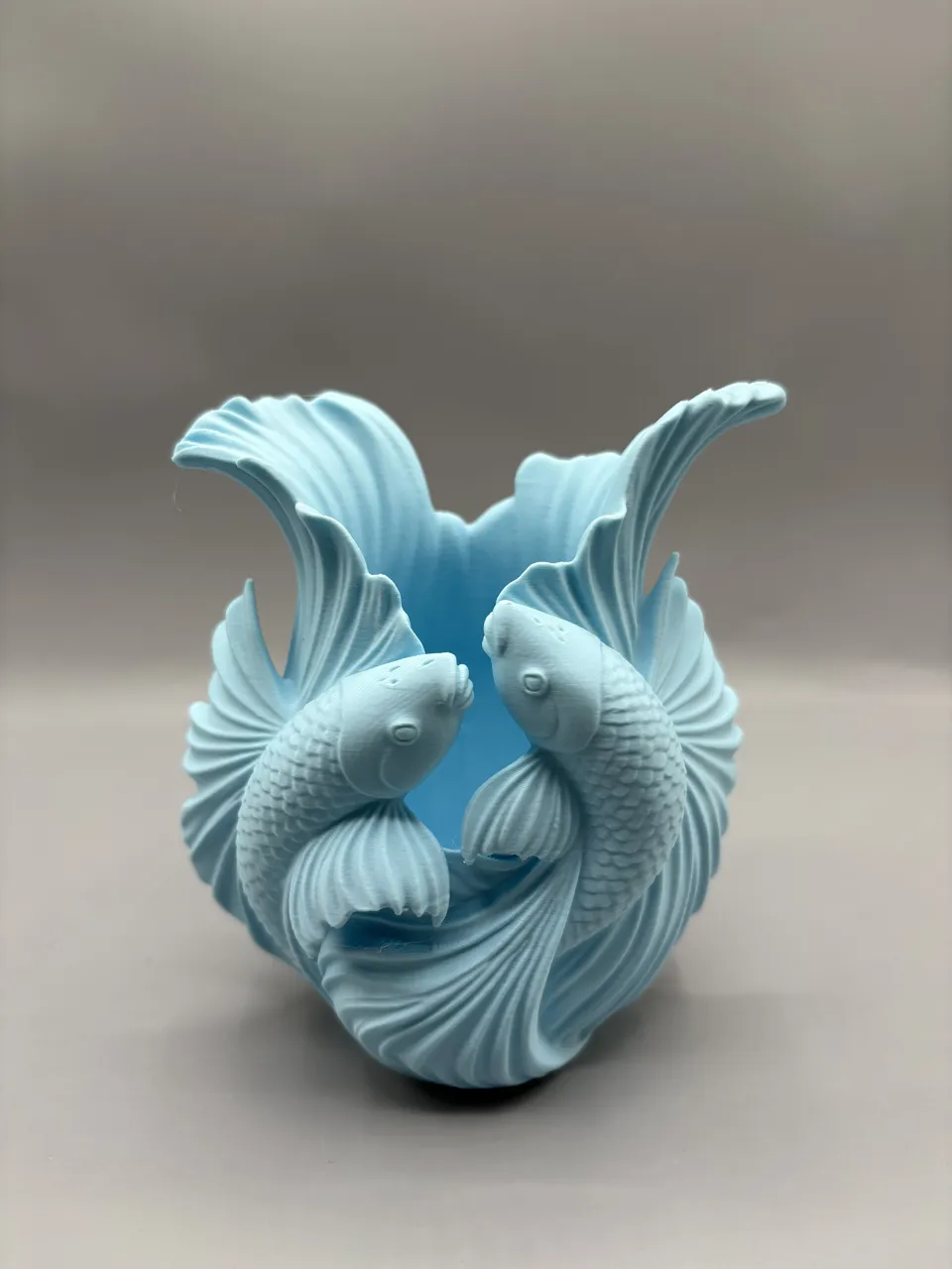 Sculpture Koi Fish Pen Holder Desk Organizer Caddy view 3