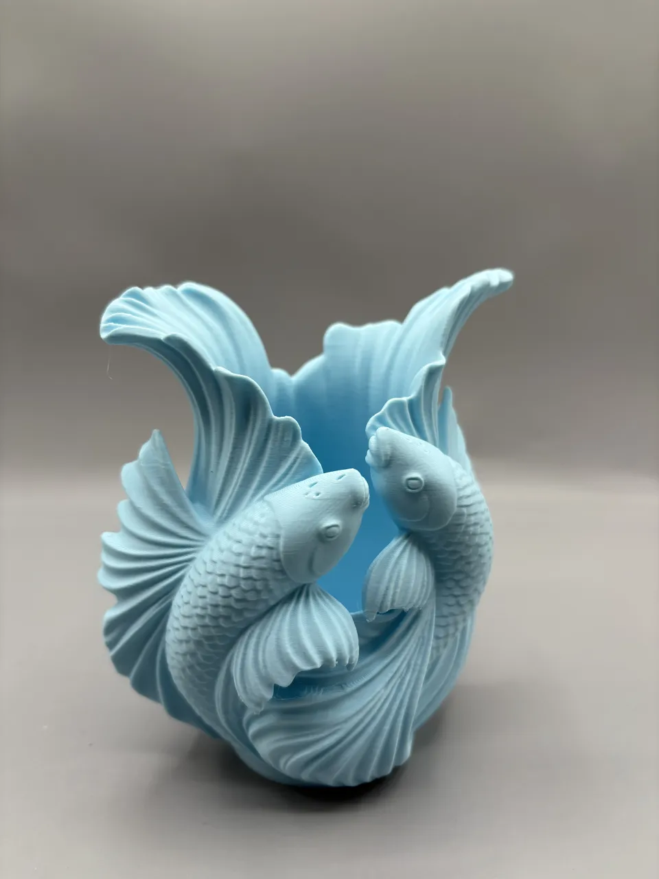 Sculpture Koi Fish Pen Holder Desk Organizer Caddy view 2