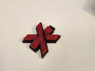 Trauma Team Logo Keychain - Colored