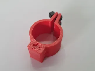 Car battery clamp to banana plug adapter