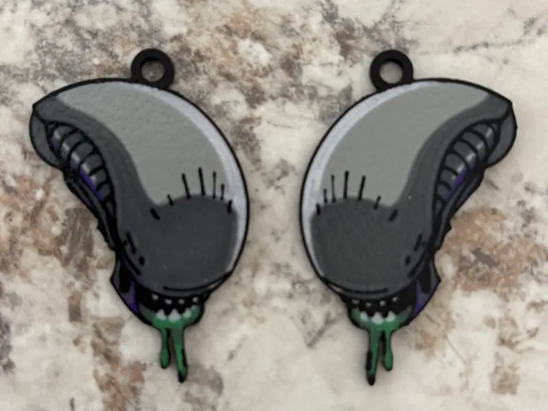Xenomorph Earrings