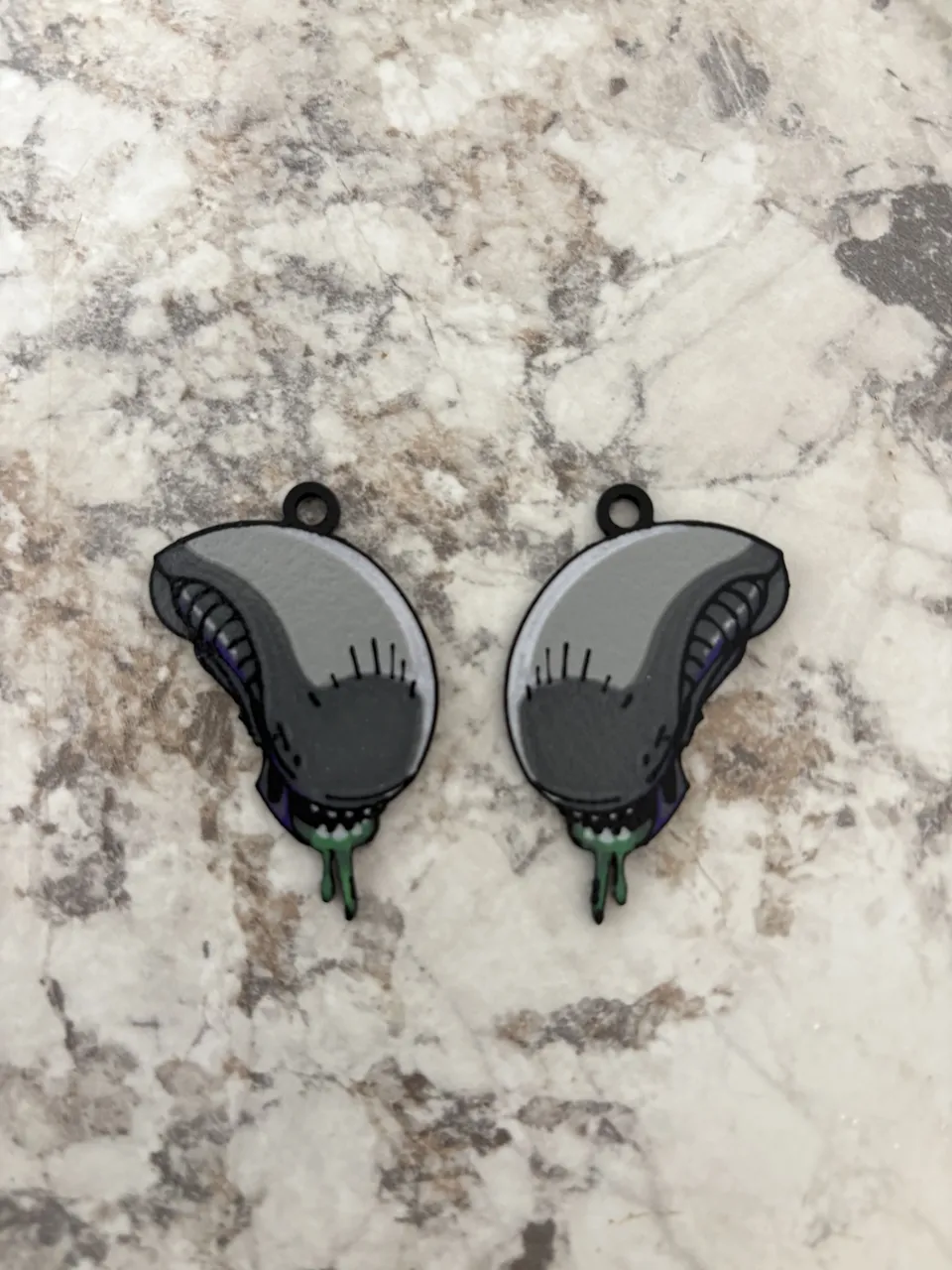 Xenomorph Earrings view 2