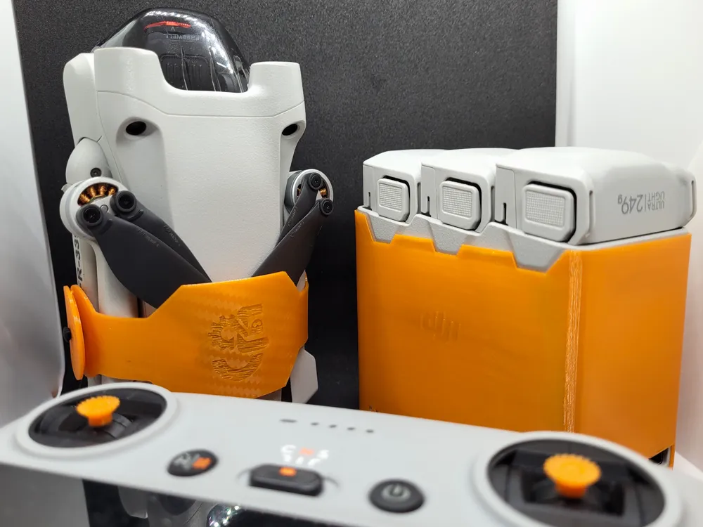 DJI Mini 3 / 4, Battery Charger protective skin by JS DESIGN - MakerWorld