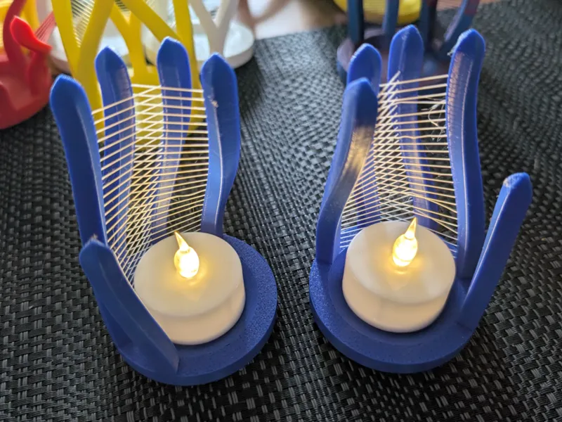 String Lamp Collection - Hands