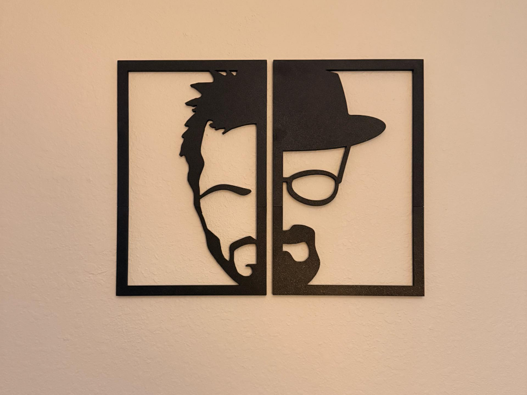 Wall Art - Pinkman and Walt