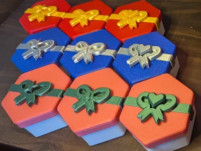 Mix & Match Ribbon Hex Box