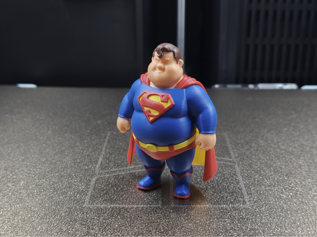 Fat Super hero - Superfatman (Superman inspired)