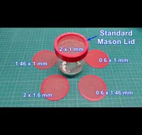STANDARD MOUTH Mason Lid & Screens