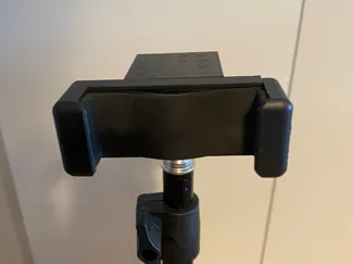 Adapitador de celular para tripé na vertical