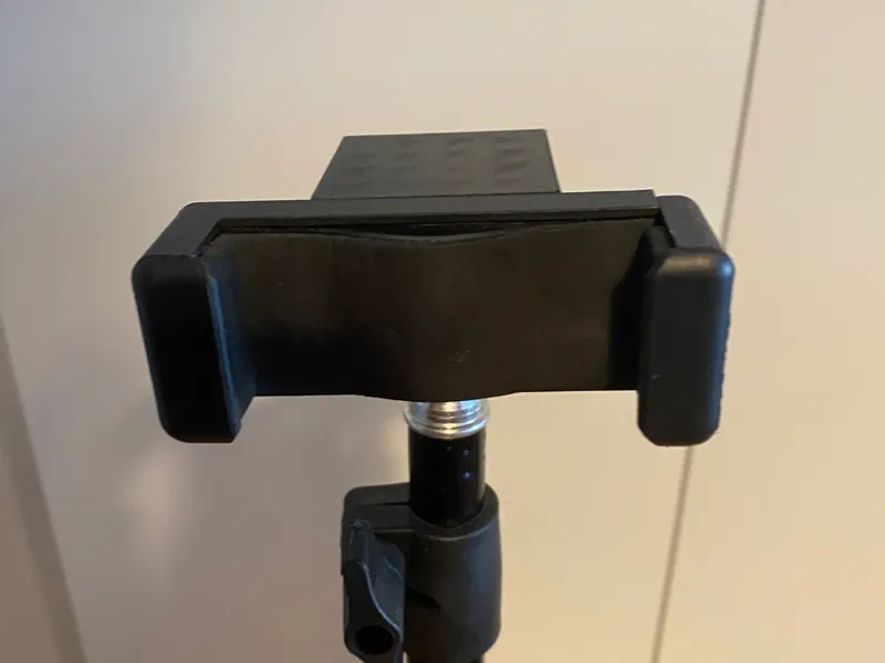 Adapitador de celular para tripé na vertical