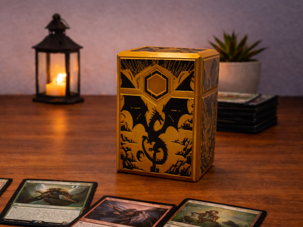 Gold Dragon MTG Deck Box