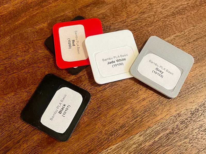 Mega Swatches using Thermal Printer Labels