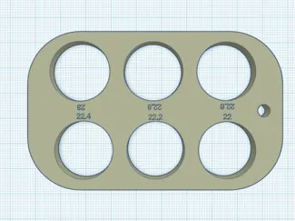 Wheel meter for miniz