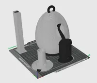 2-Color Pole Mount Egg Birdhouse