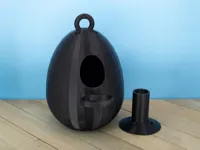 Pole Mount Egg Birdhouse