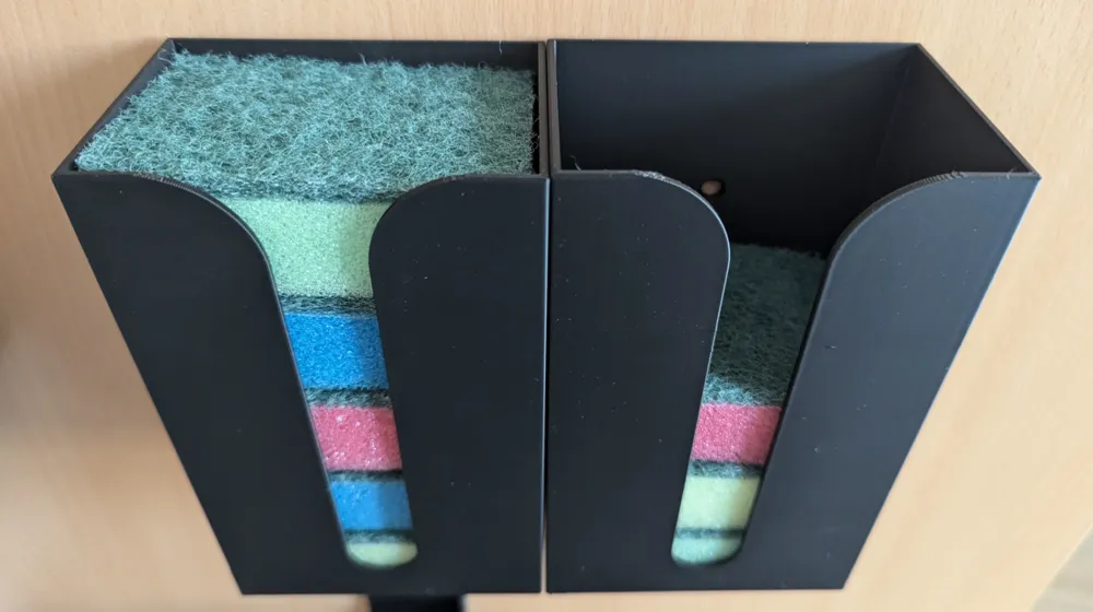 5 sponges cabinet holder by Geek - MakerWorld