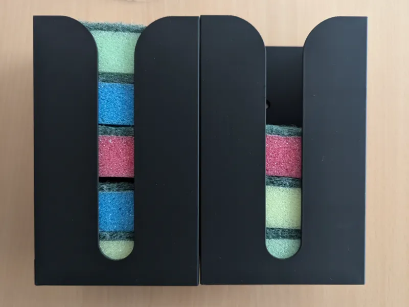 5 sponges cabinet holder