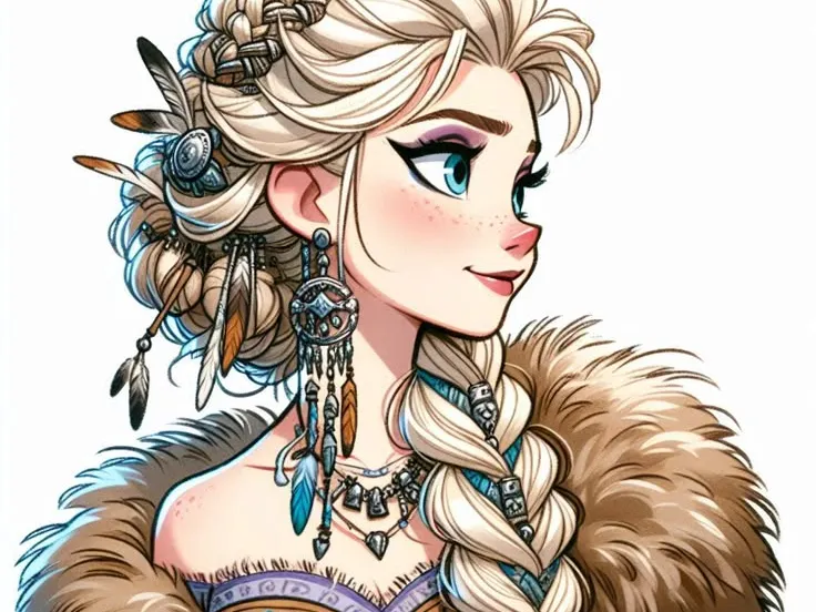 hueforge fanArt di Elsa
