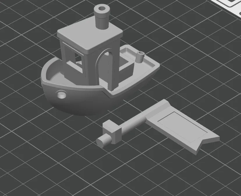 Miniatura 2 do modelo 3D Label flag for BENCHY