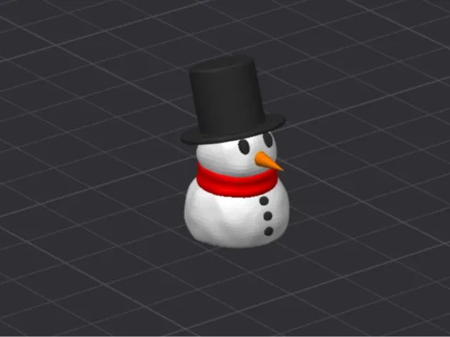 V2 Snowman with Top Hat (mini)