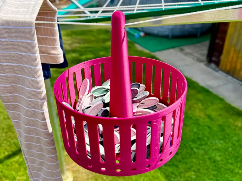 clothes pegs holder