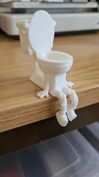 Figurine articulée d'ami de toilette — photo 2