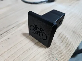 1 1/4 Hitch Cover - Bicycle Logo