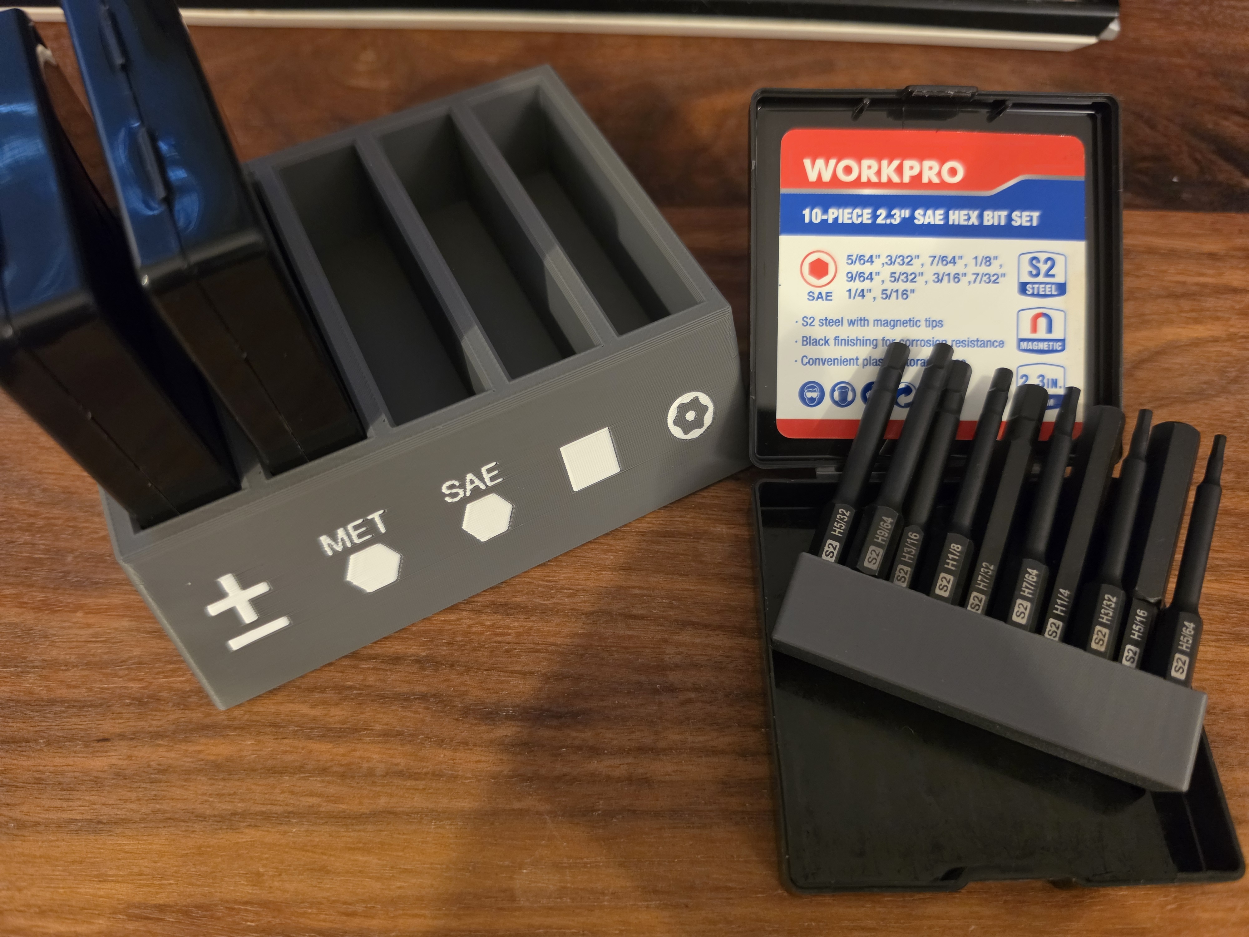 Miniatura 2 do modelo 3D Bit Holders for WorkPro Sets | Gridfinity Compat