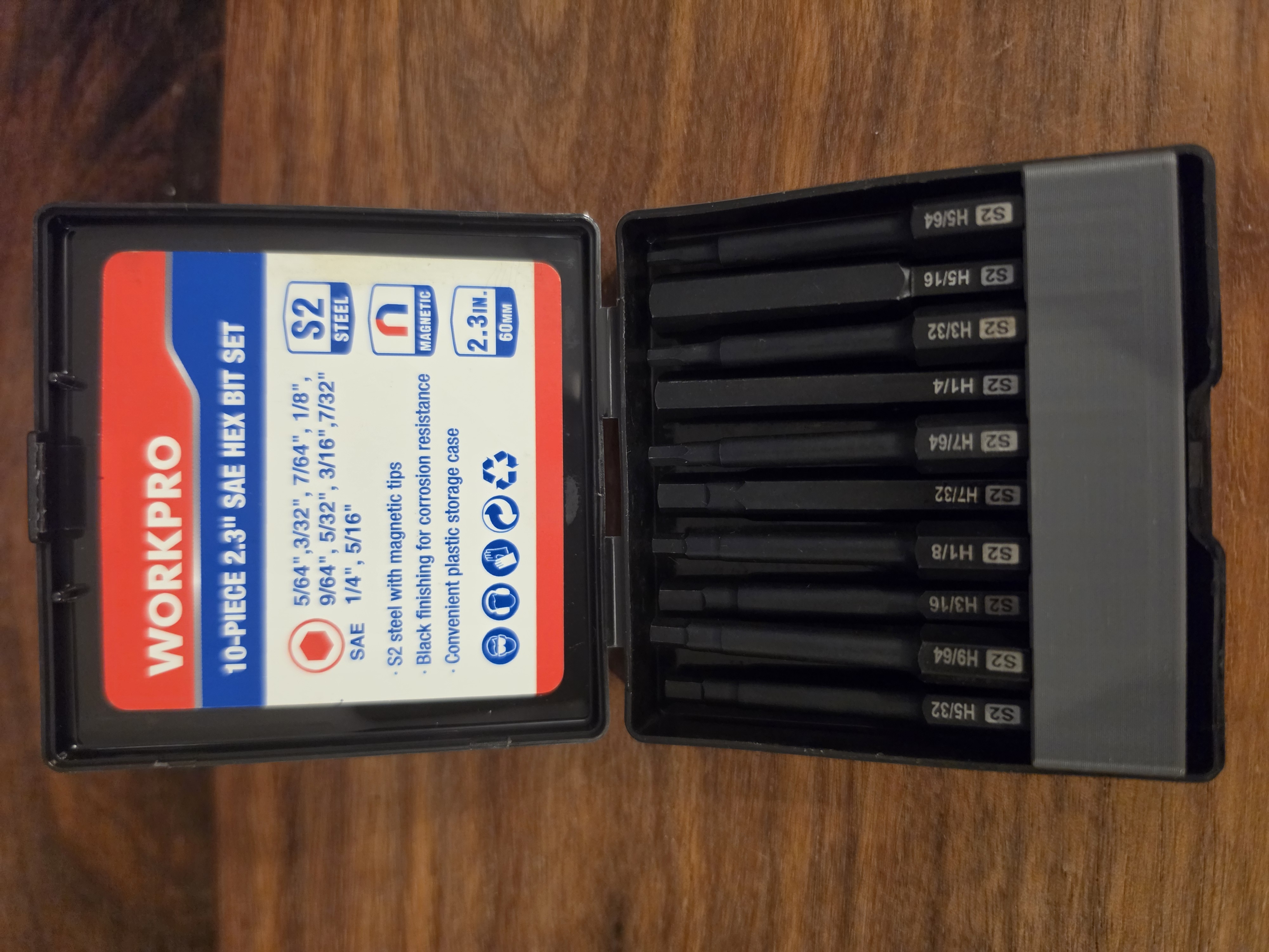 Miniatura 4 do modelo 3D Bit Holders for WorkPro Sets | Gridfinity Compat