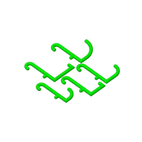 All hooks, 0.2mm layer, 2 walls, 50% infill