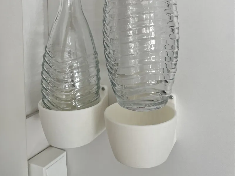 Sodastream Bottle Holder, Wall Mount, 2 Screws