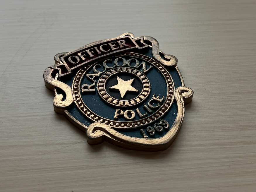 Resident Evil- Raccoon Police Department Badge 