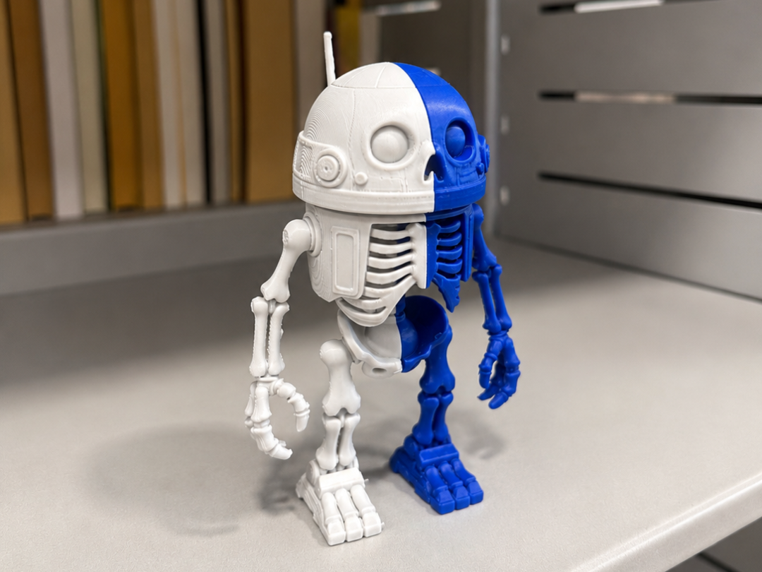 R2-D2 Humanoid Skeleton Figurine