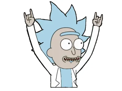 Tiny Rick Keychain 