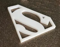 Logo S de Superman imprimé en 3D — photo 4