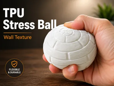 Brick Wall TPU Stress Ball – Flexible Squeeze Toy