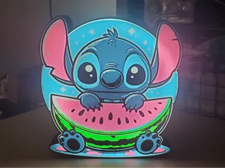 Stitch Watermelon Lightbox