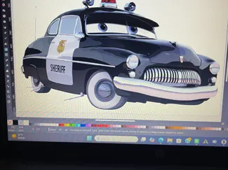 Sheriff keychain