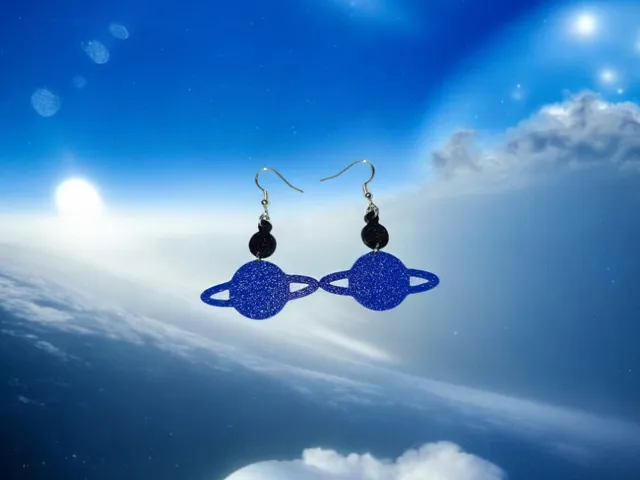 Planet earrings