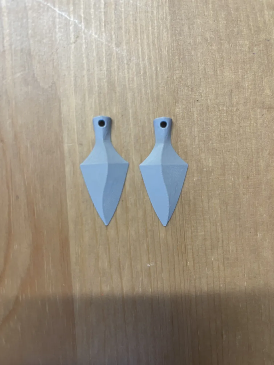 arrow head earrings view 2