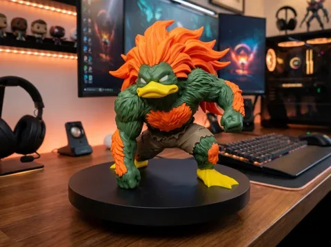 Modelo para impresión 3D: BLANKA DUCK – Street fighters La Bestia Elettrica — referencia de MakerWorld