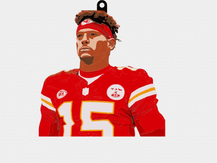 Patrick Mahomes NFL keychain