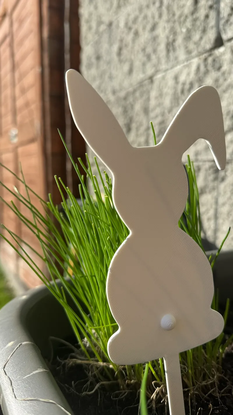 Bunny for flower pot
