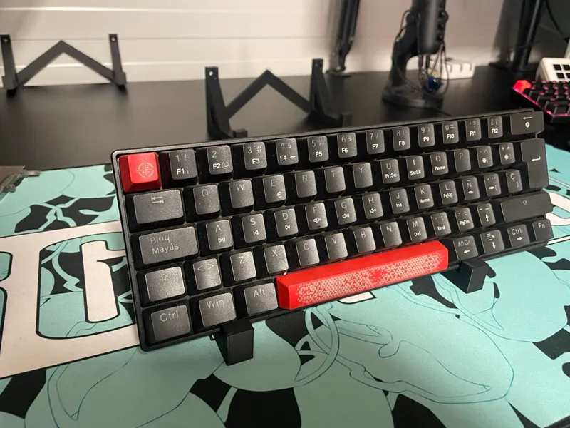 Expositor teclados sin soportes