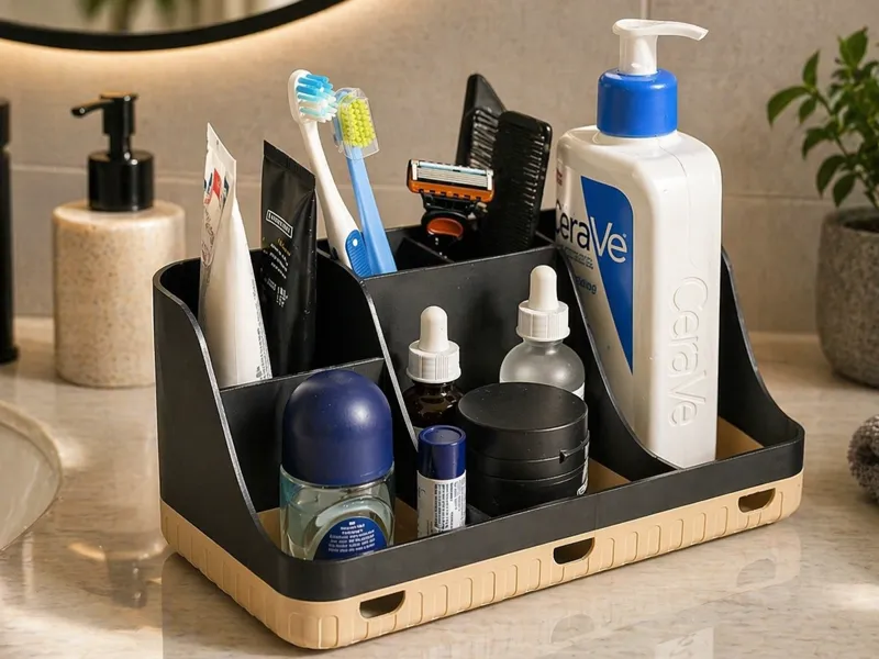 Modern Bathroom Caddy Organizer