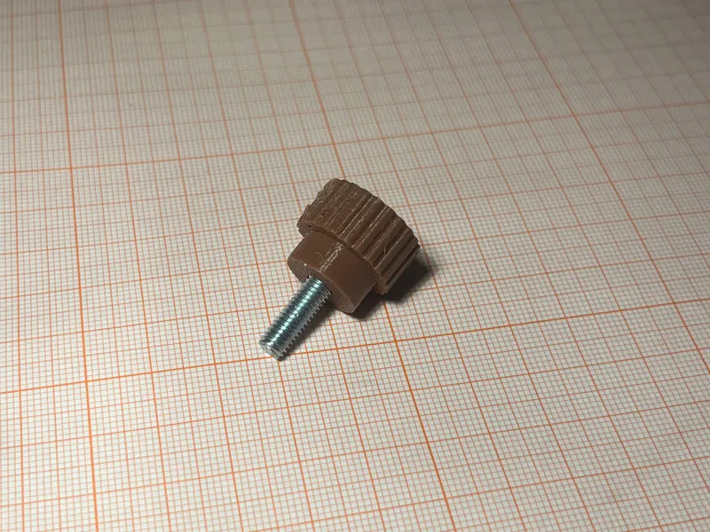 threaded M5 scew knob