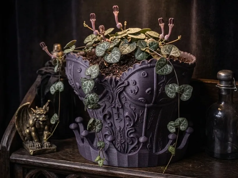 GOTHIC CORSET PLANT POT